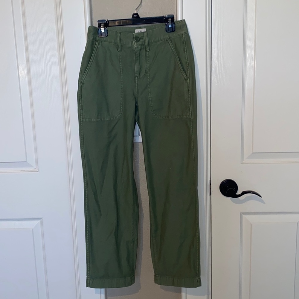 J Crew Olive Green Pants